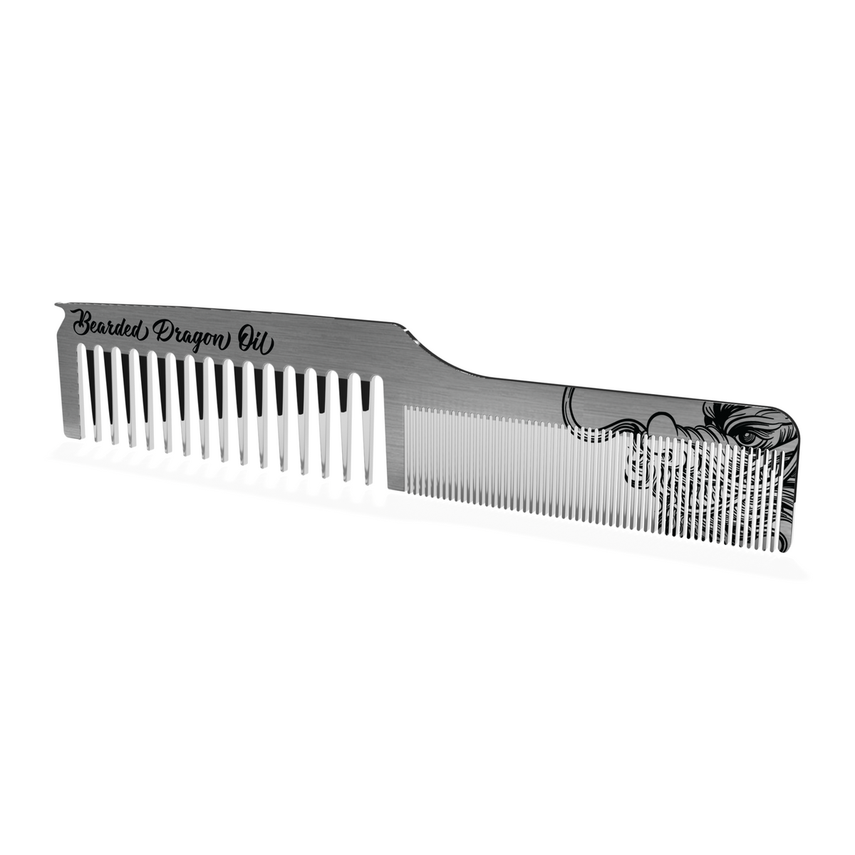 Stainless Dual Tooth Comb – Bearded Dragon Oil