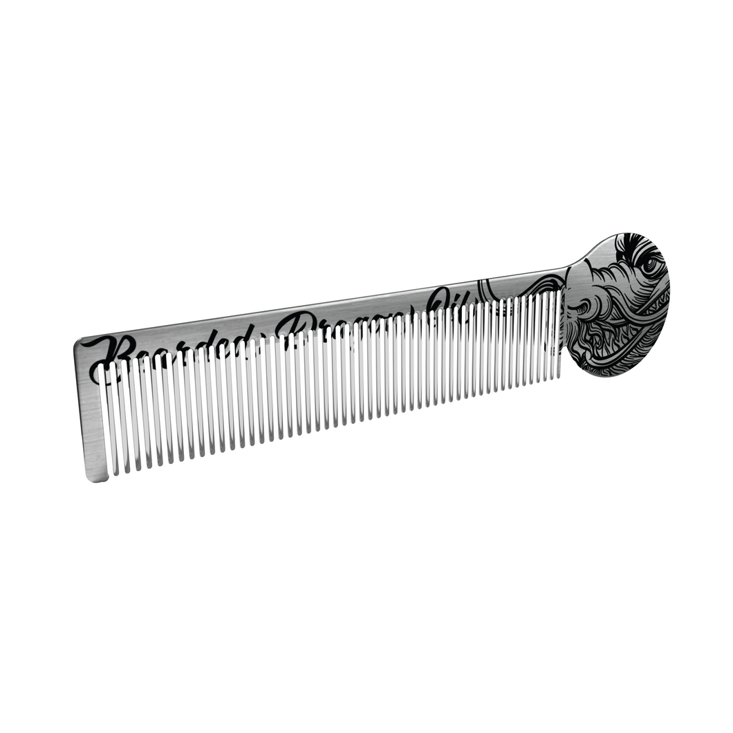 Stainless Moustache Comb